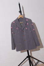 FLOWER AND CRYSTAL BLAZER