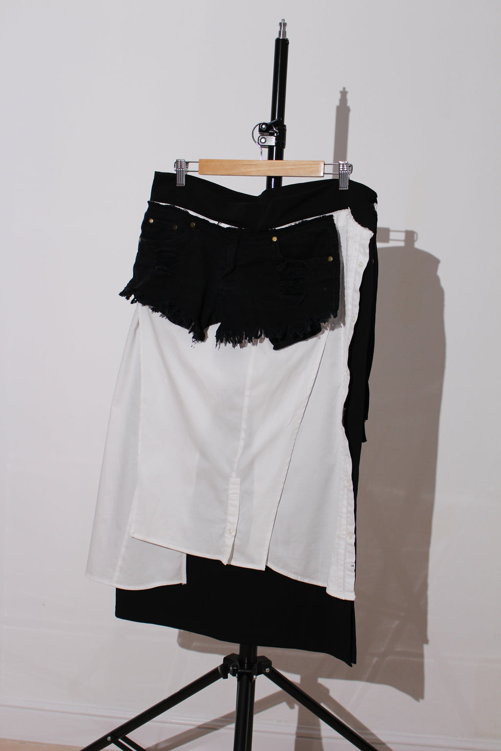 LAYERED WRAP SKIRT