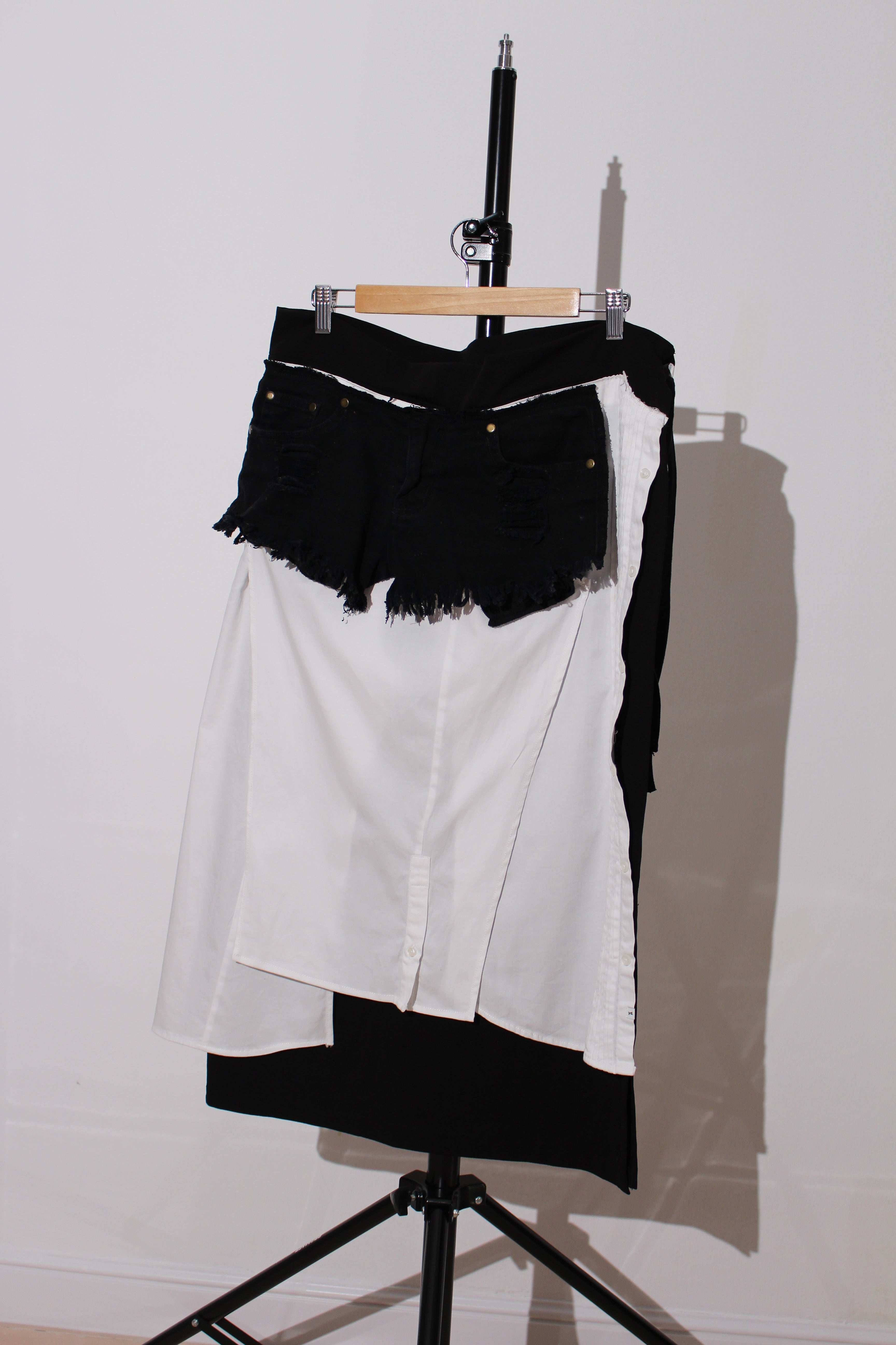 LAYERED WRAP SKIRT