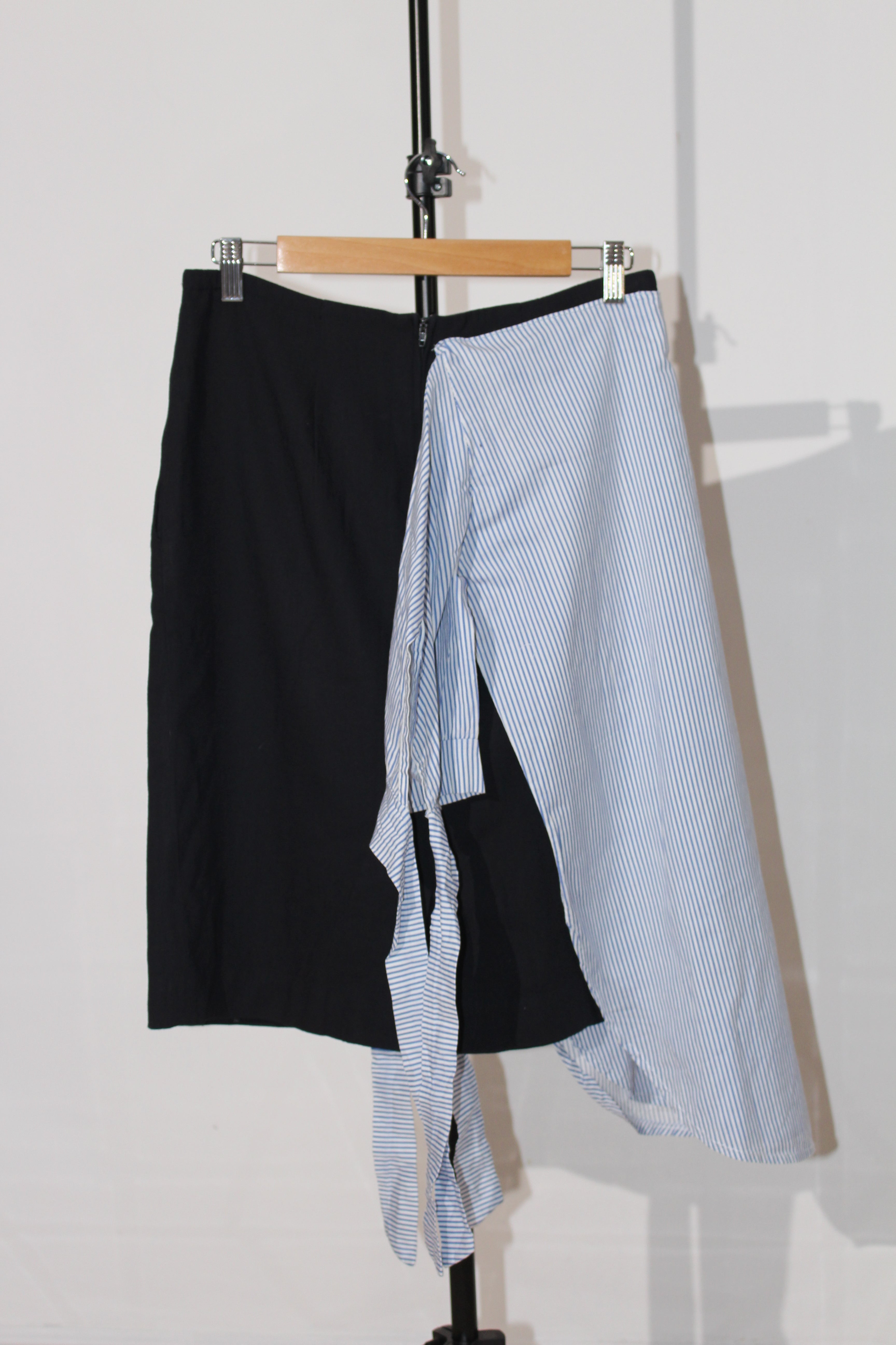 LAYERED MIDI PENCIL SKIRT