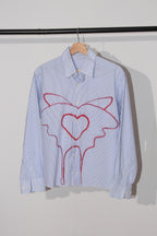 GRAPHIC BUTTON DOWN SHIRT