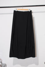LONG PLEATED BALLOON SKIRT