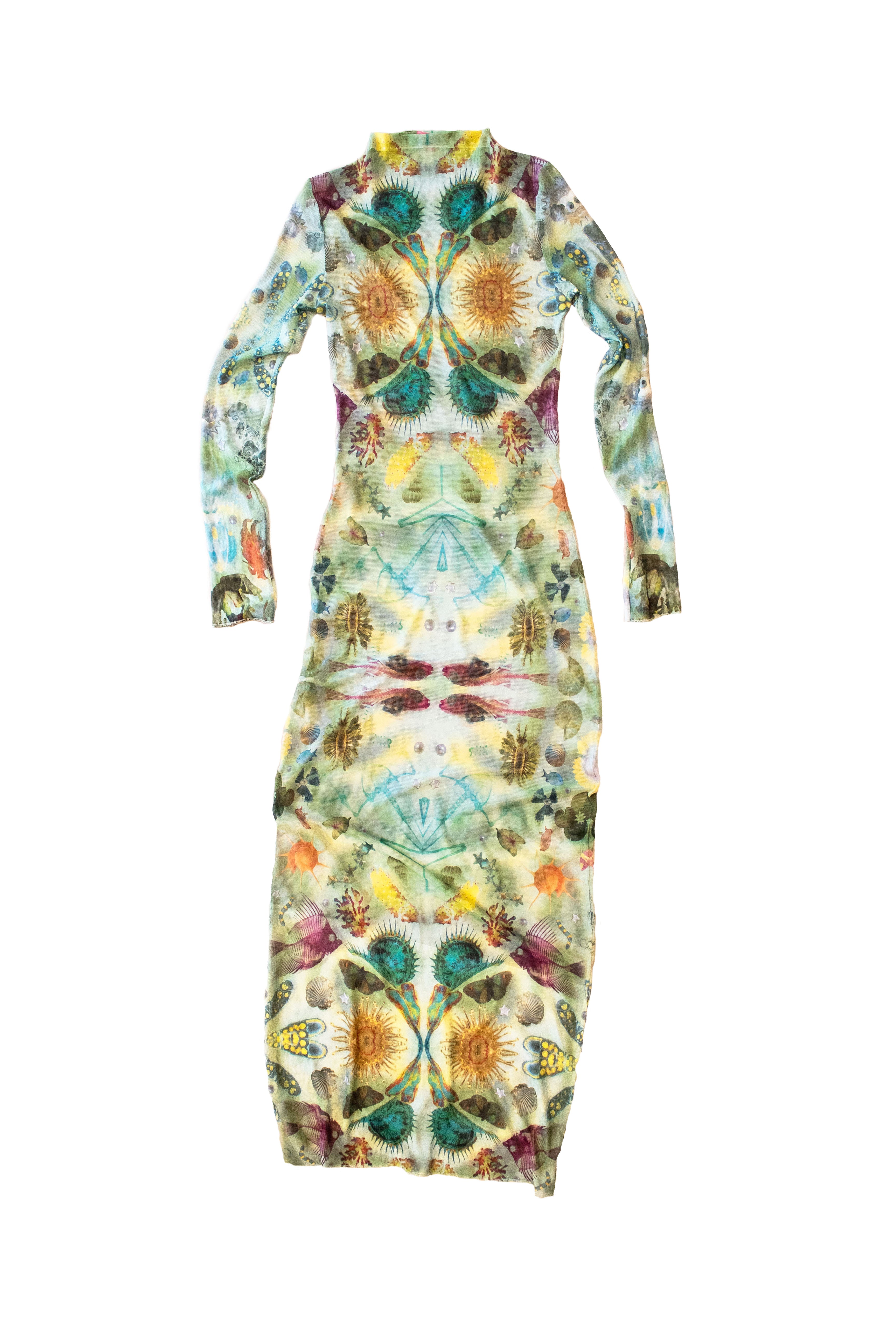 Seashell Mesh Dress