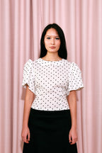 Puff Sleeve Top White