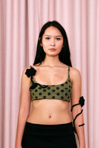 Bra Butterfly Top Green