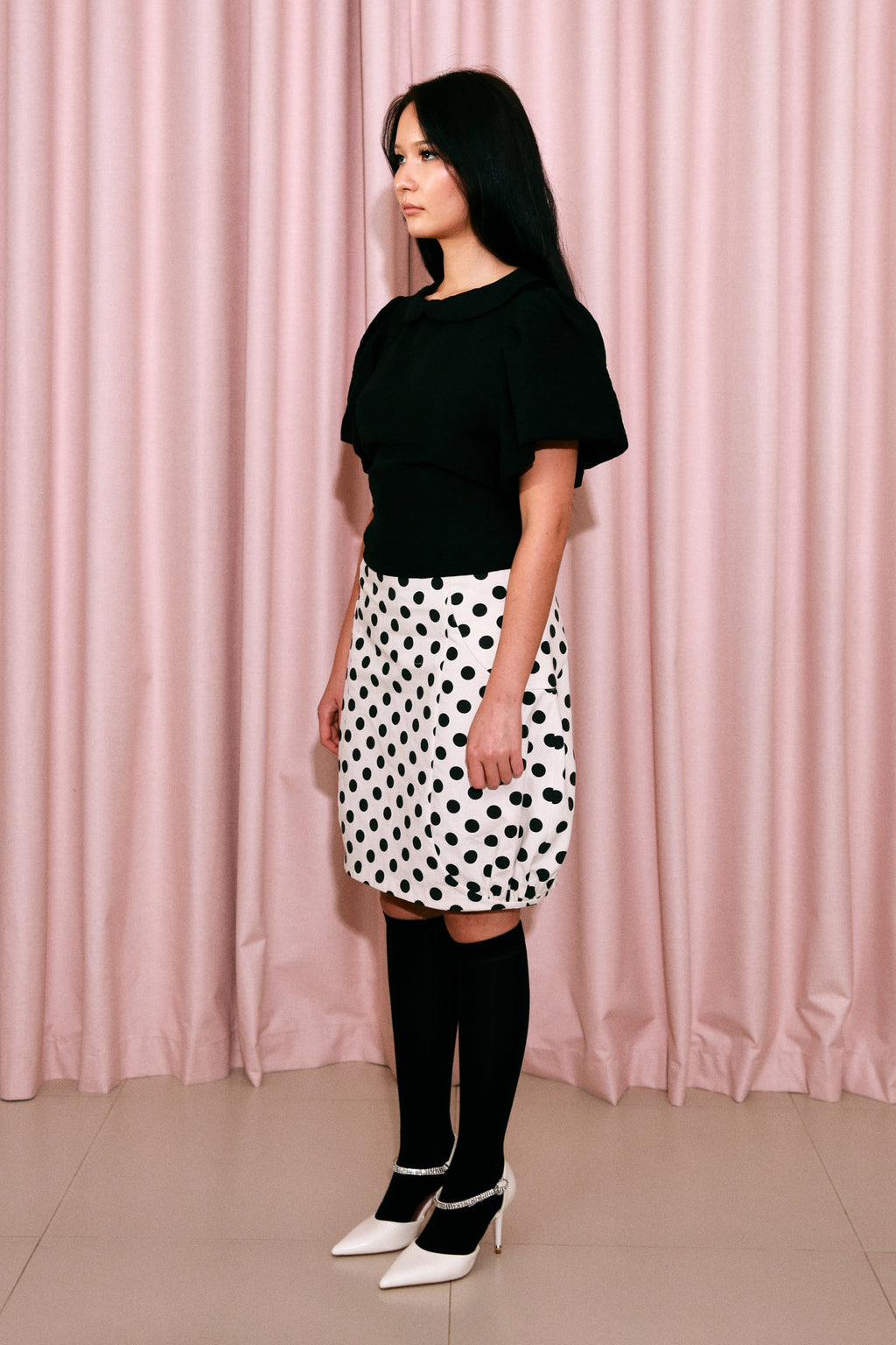 Bubble skirt white