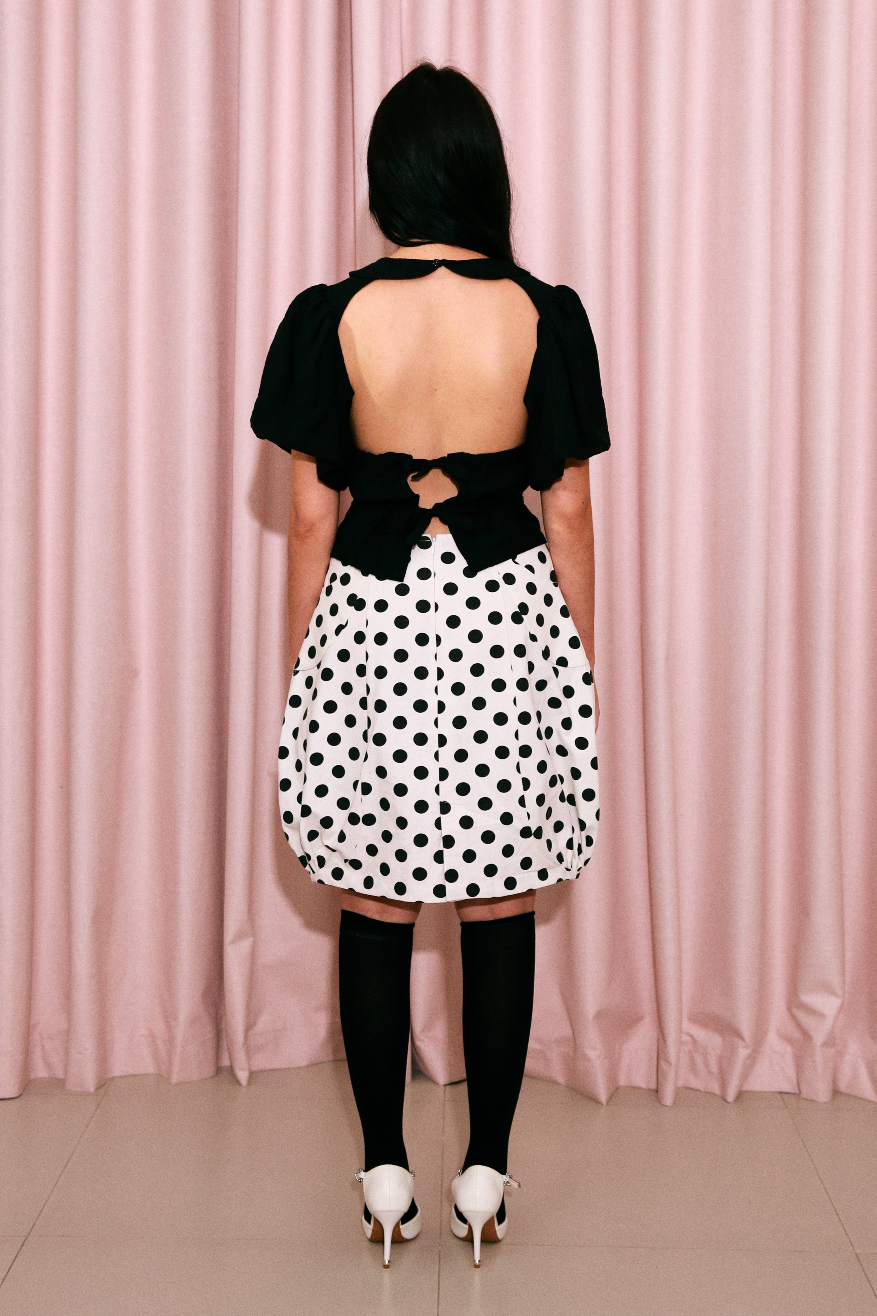 Bubble skirt white