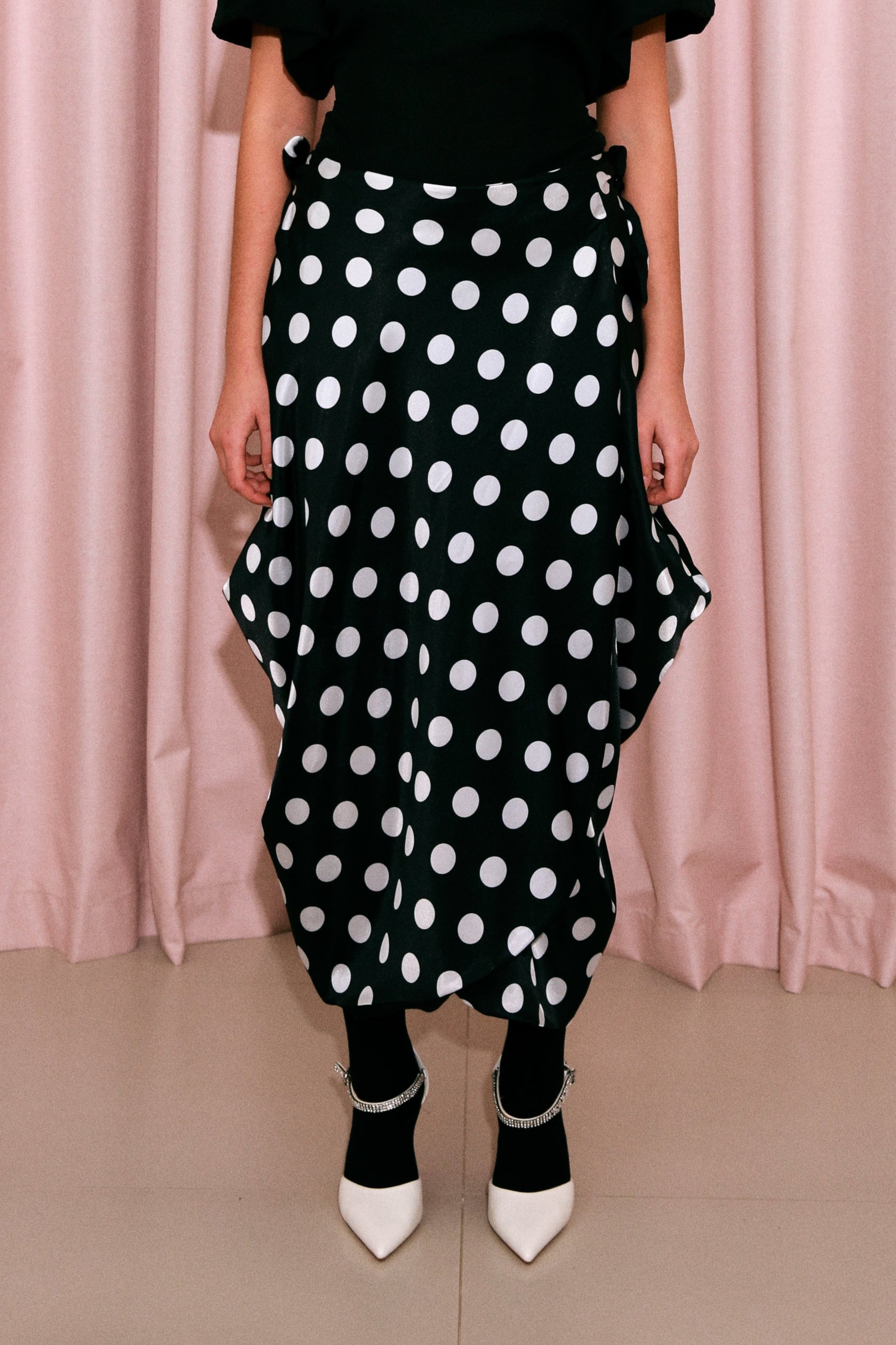 Cocoon Skirt Black