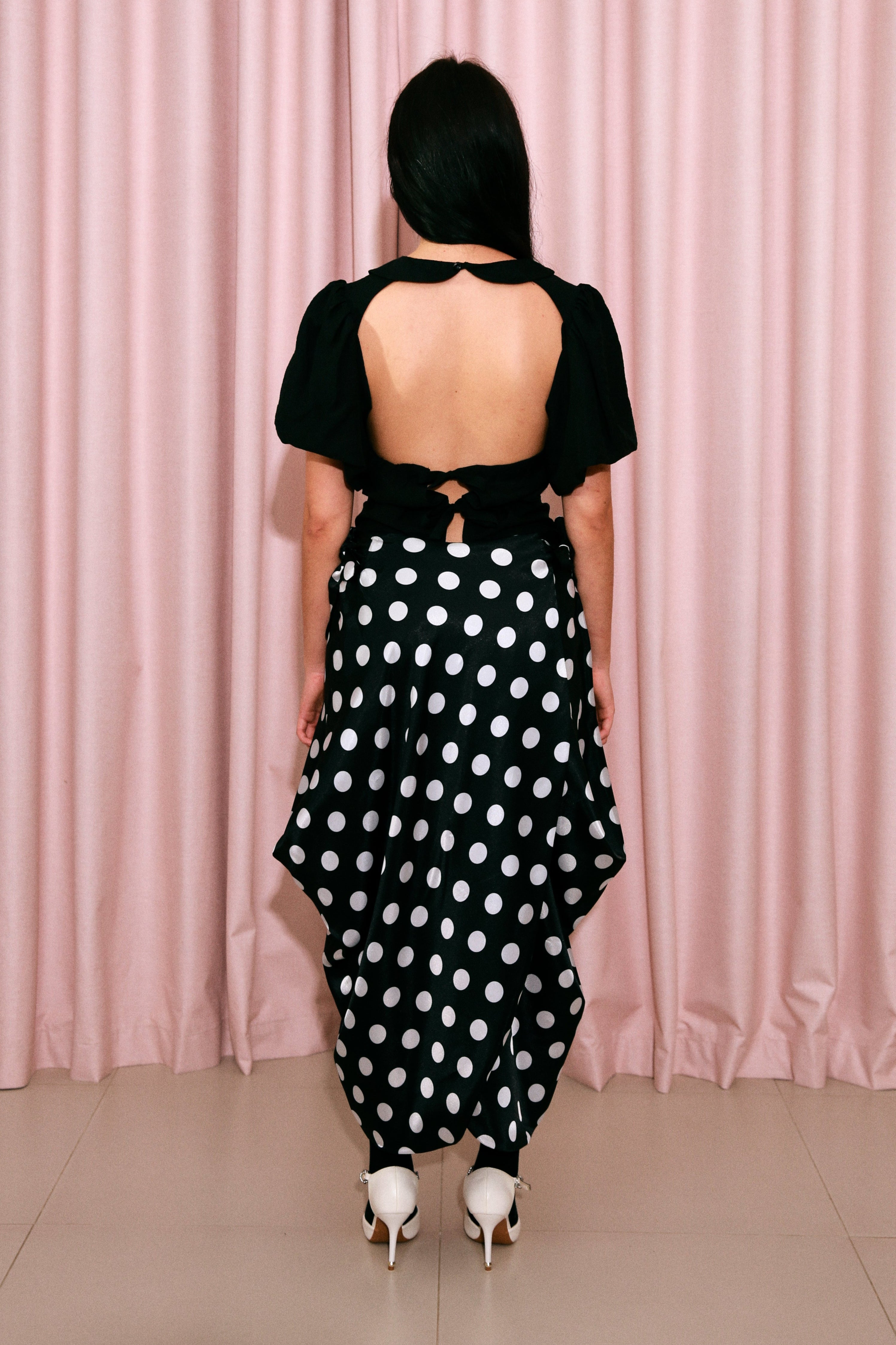 Cocoon Skirt Black