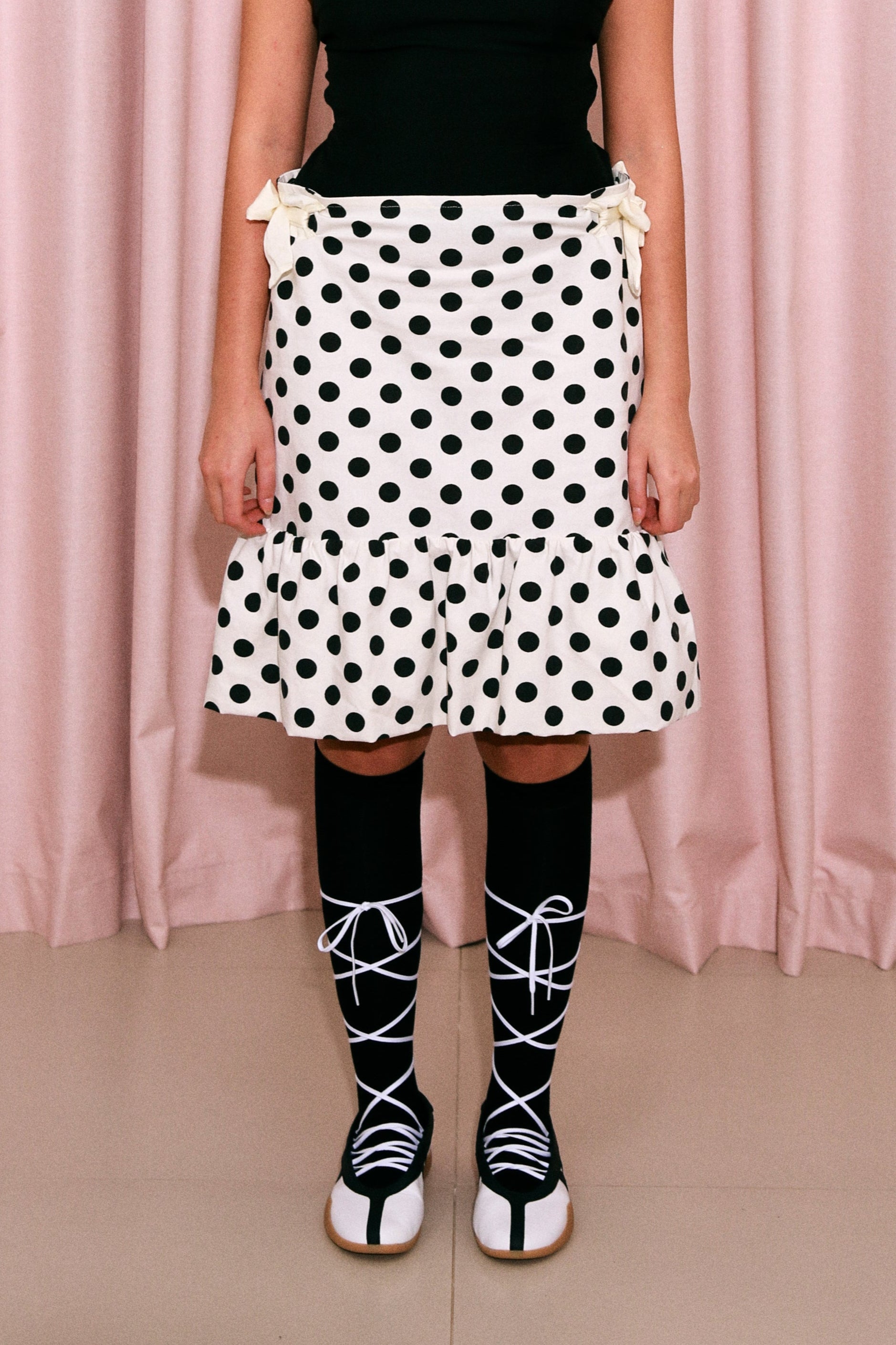 Puff Skirt White