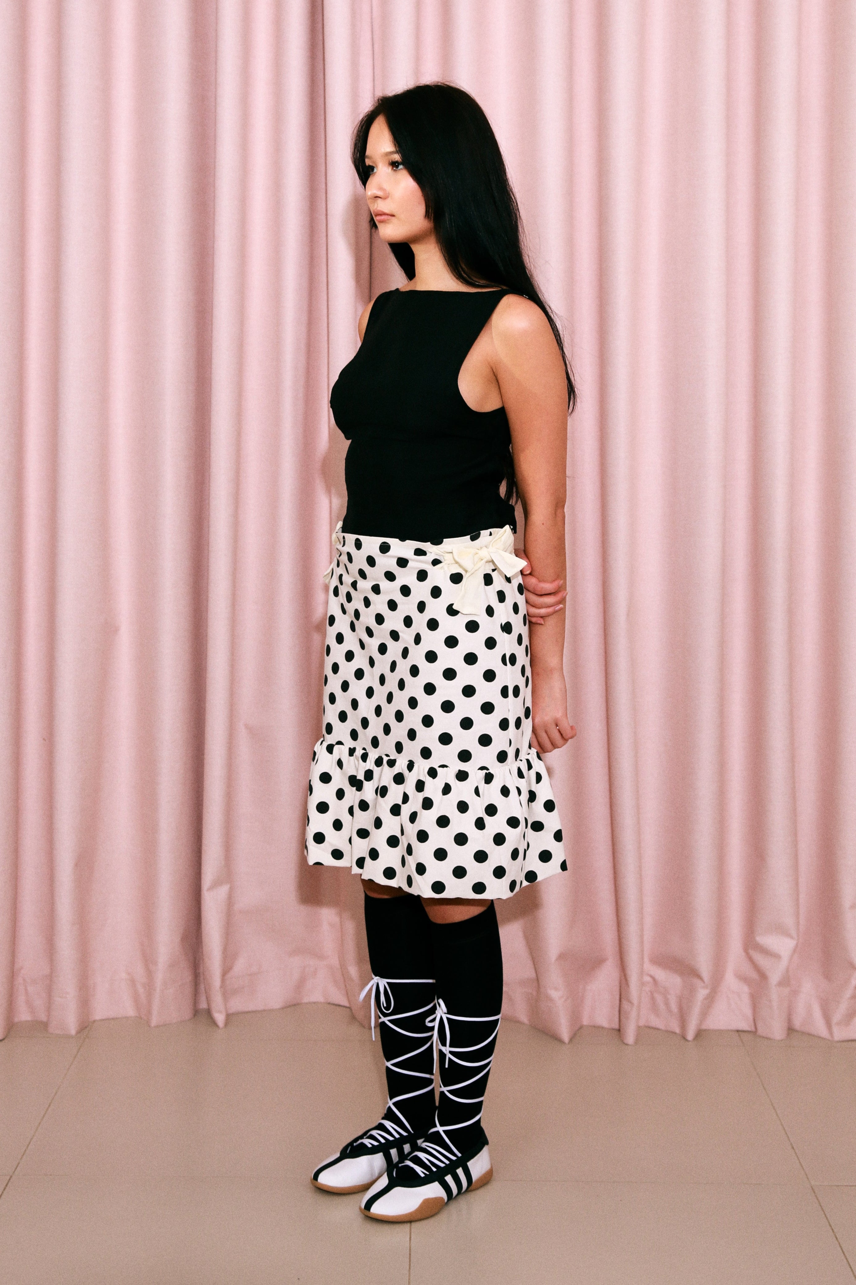 Puff Skirt White
