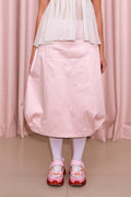 Long Bubble Skirt Pink