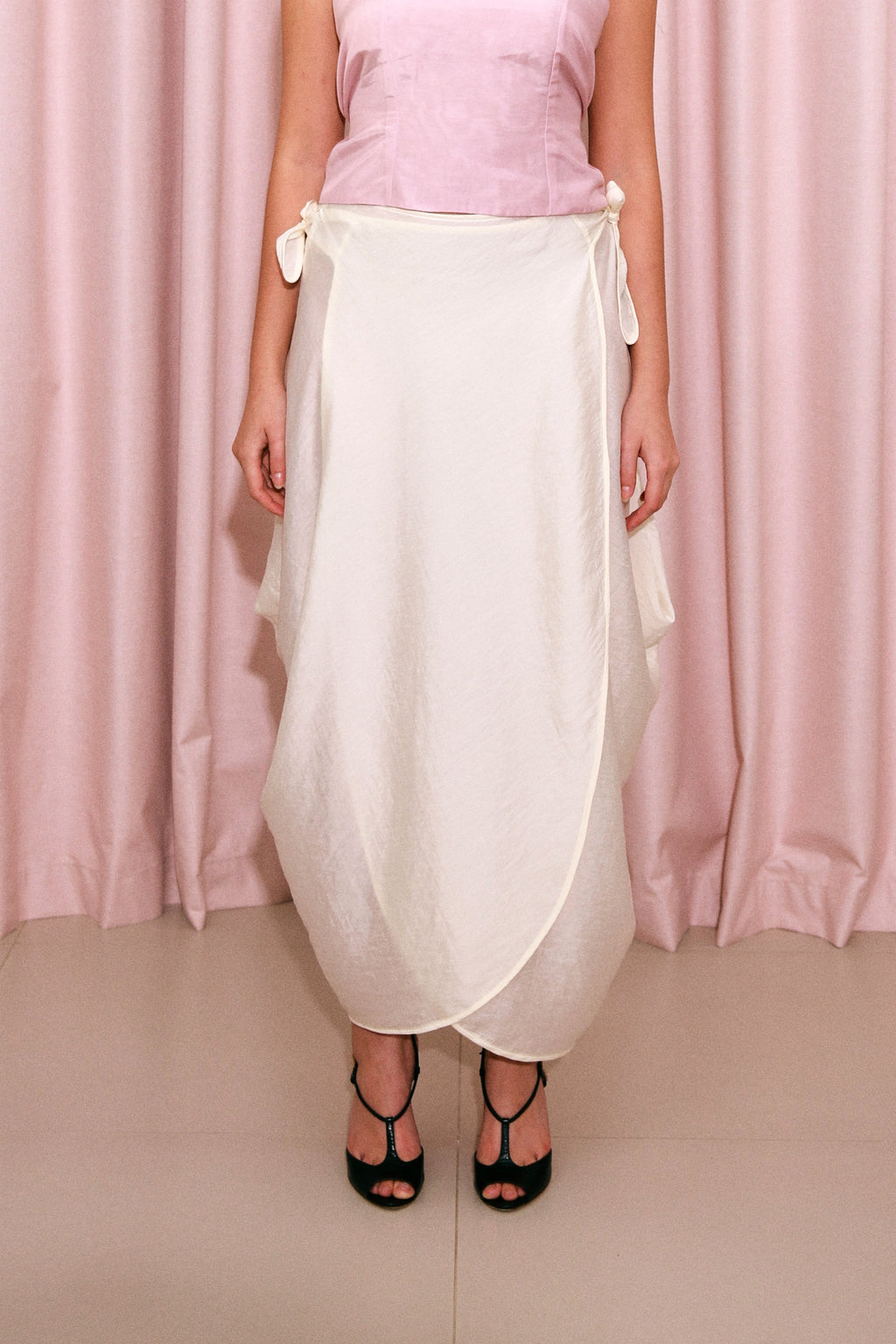 Cocoon Skirt White