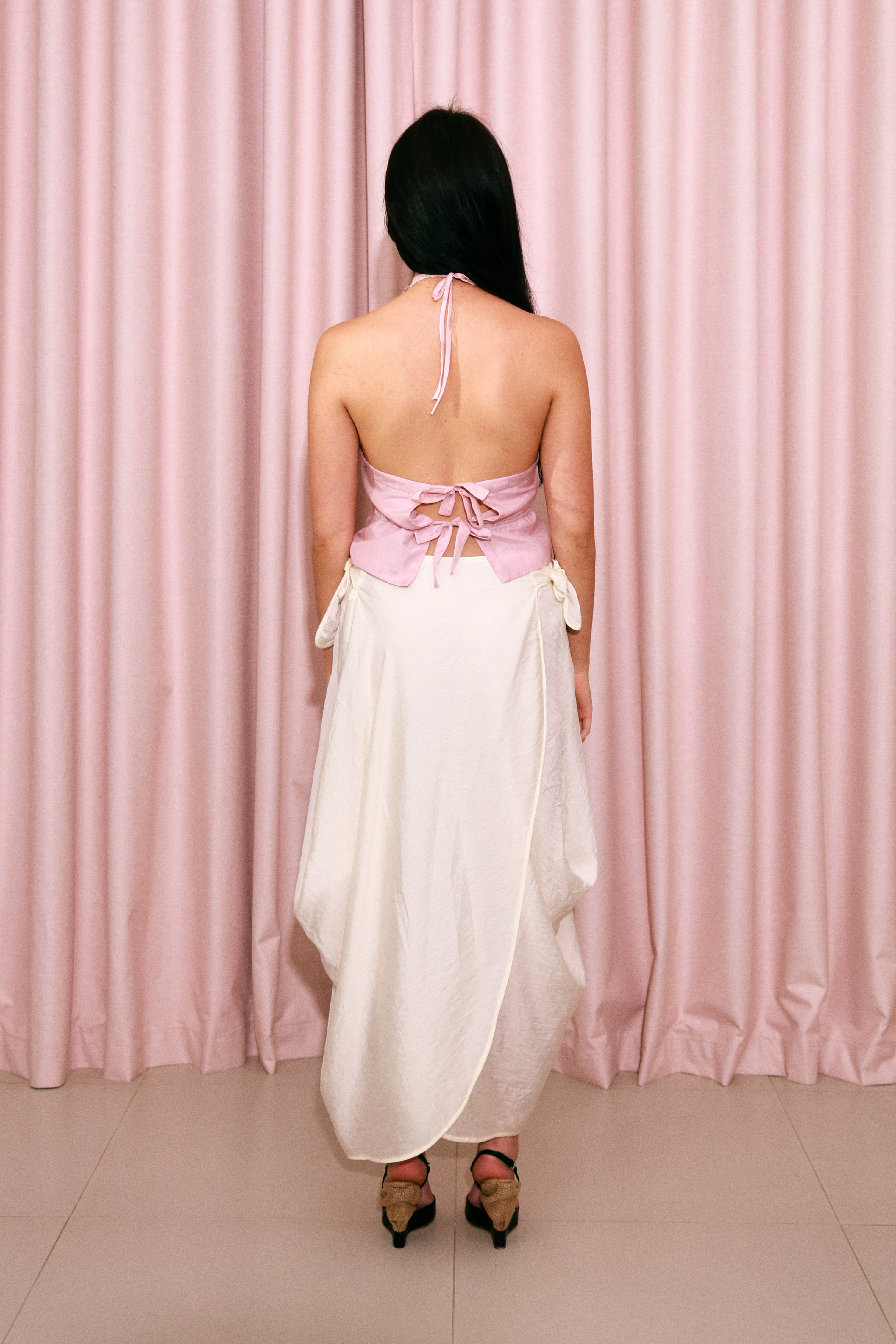 Cocoon Skirt White