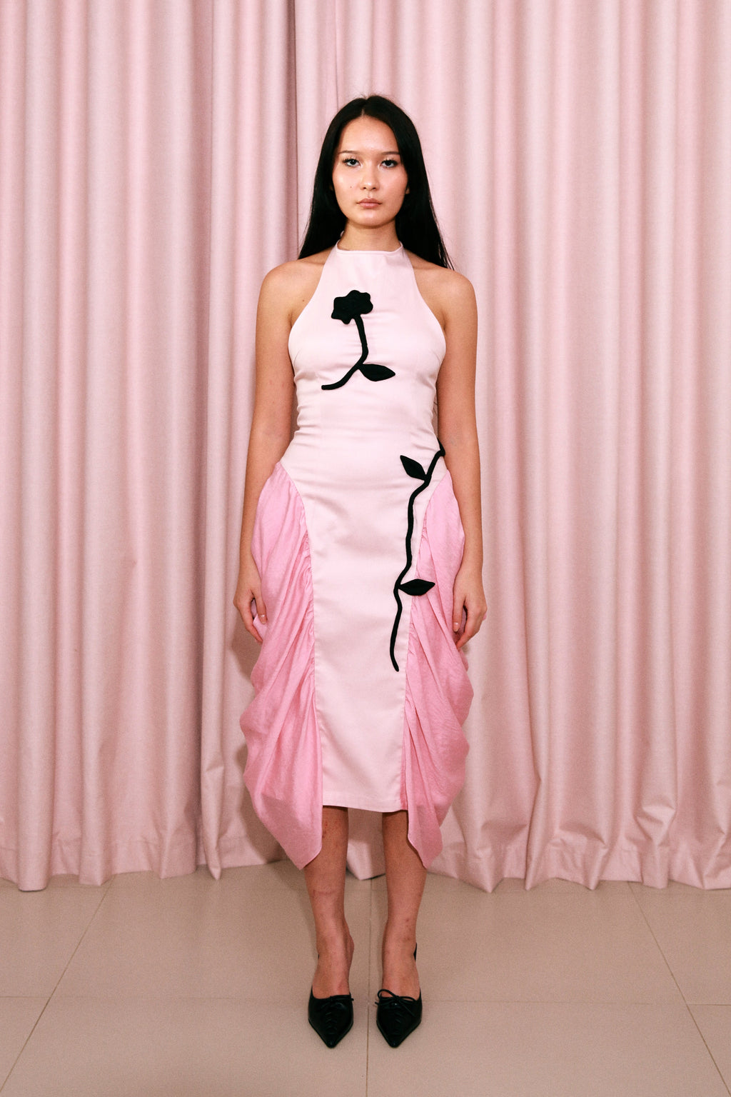 Cocoon Dress Pink