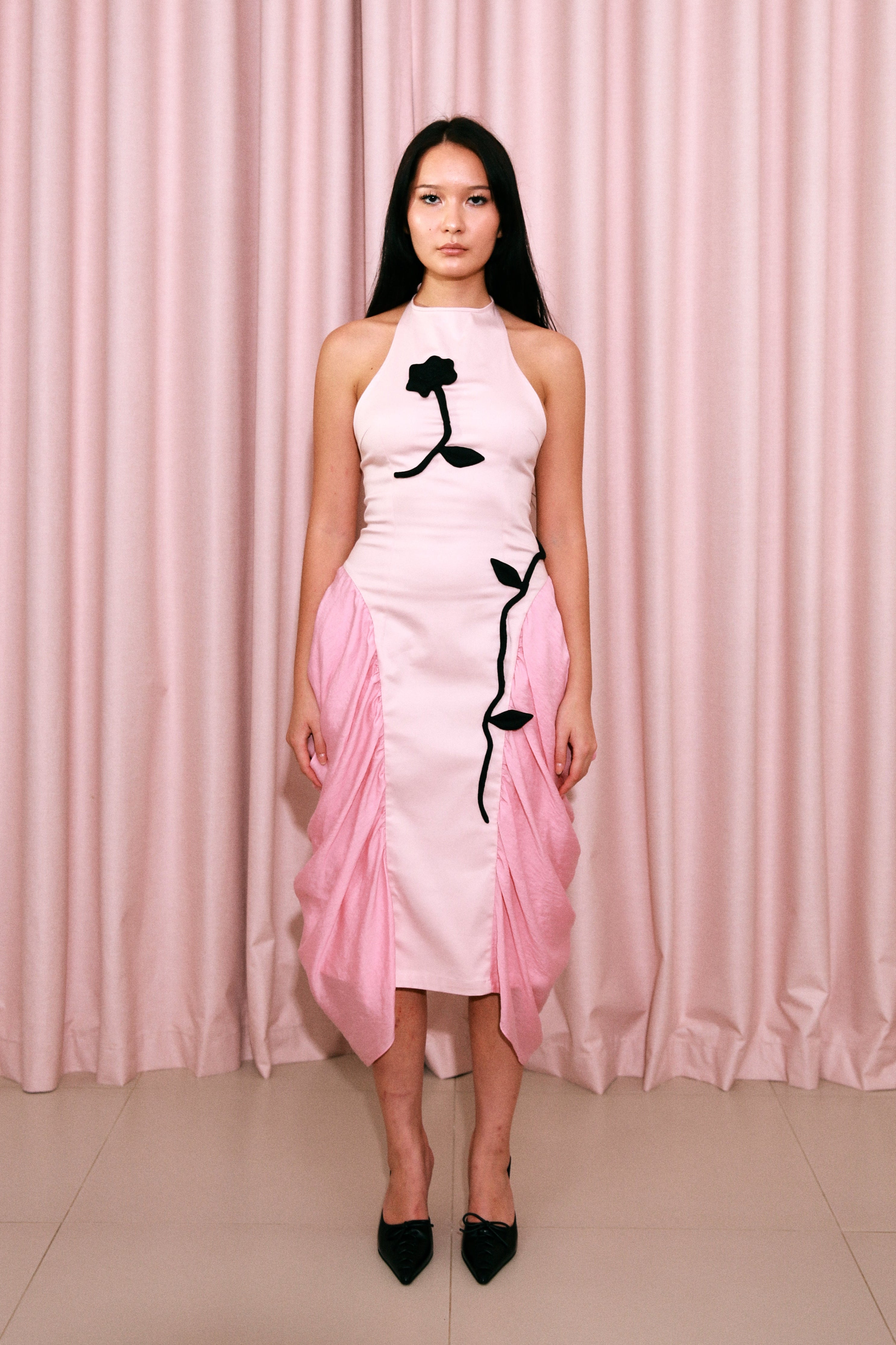 Cocoon Dress Pink
