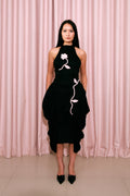 Cocoon Dress Black